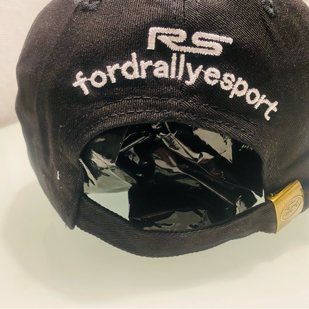 Ford Black Rally Cap with Blue and Red Embroidery New Without Tags Adjustable - Picture 4 of 6